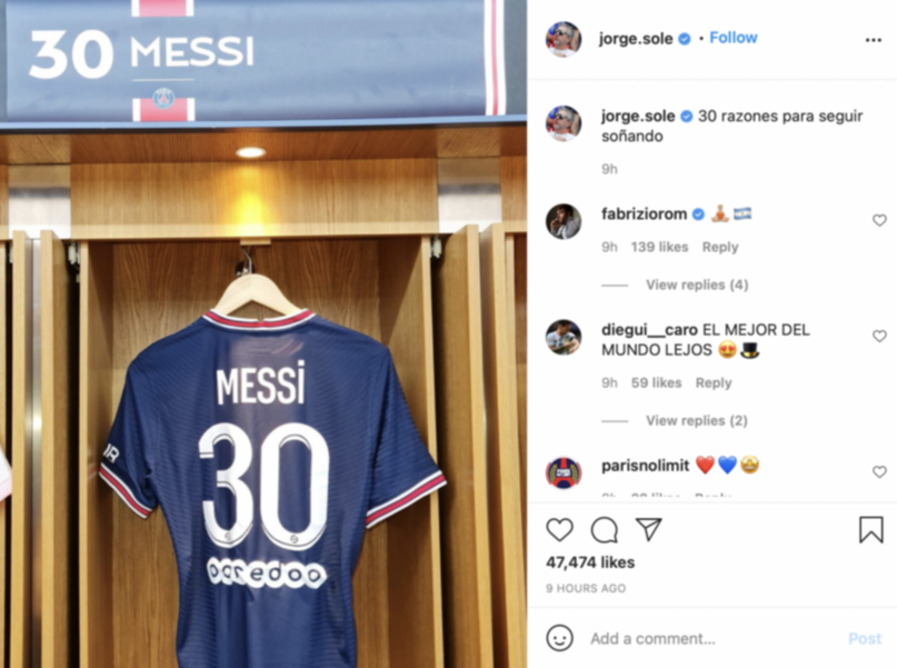 La remera de Messi: cuánto cuesta y el significado de la frase - Olé