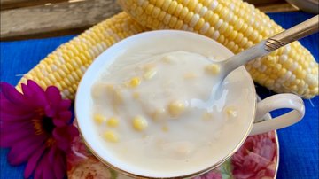 Atol de elote, una bebida de Guatemala elaborada con granos de maíz